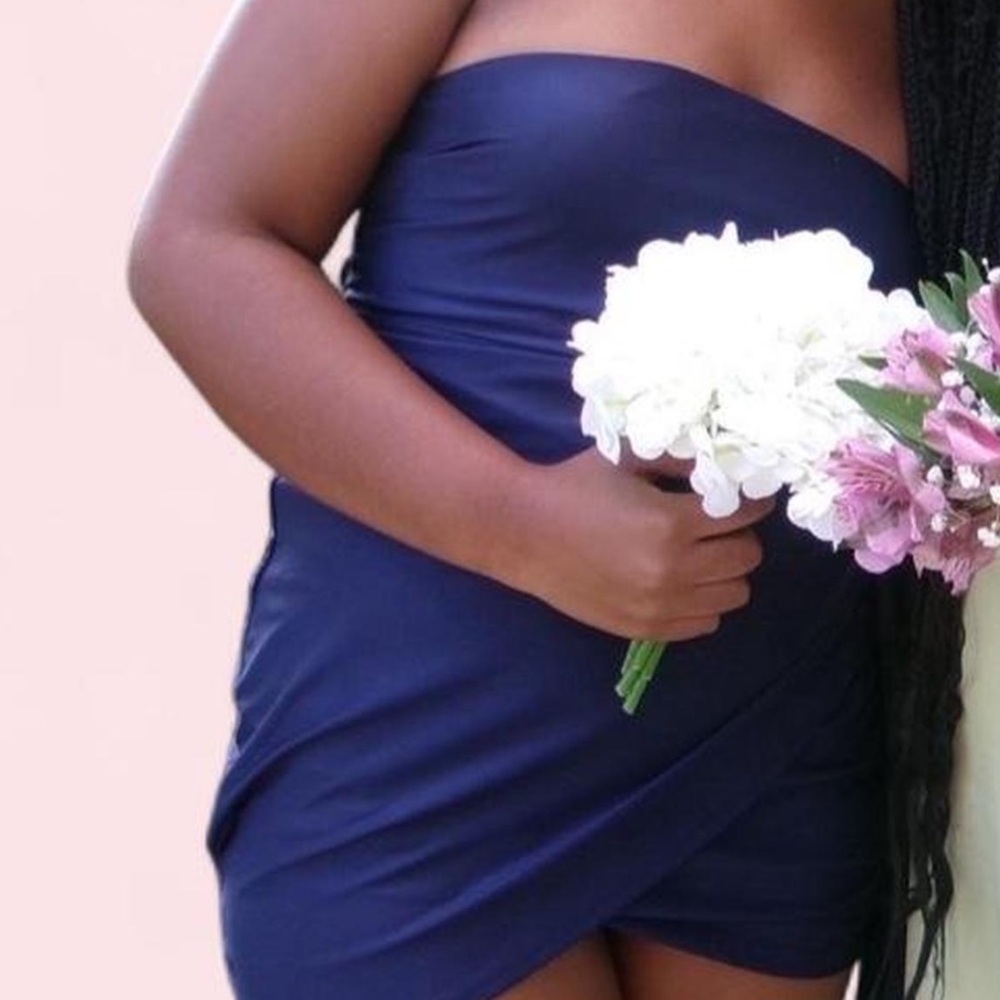 Windsor Midnight Blue Strapless Dress